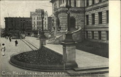 City Hall Plaza Postcard