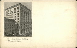 State Mutual Building Worcester, MA Postcard Postcard