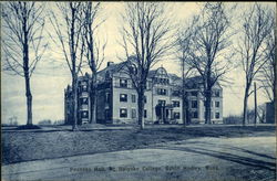 Mt. Holyoke College - Peasons Hall Postcard