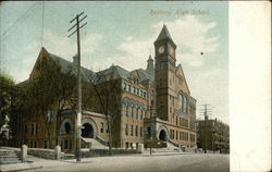 Roxbury High School Massachusetts Postcard Postcard