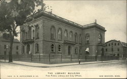 The Library Building Postcard