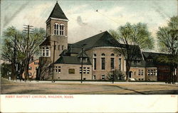 First Baptist Church Postcard