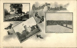 Greetings from Haverhill Massachusetts Postcard Postcard