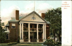 Commercial Club Brockton, MA Postcard Postcard