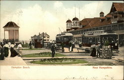 View of Hampton Beach Postcard