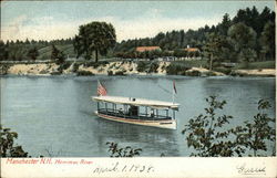 Merrimac River Manchester, NH Postcard Postcard