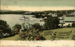 Steamer Mt. Washington Leaving Wolfeboro Bay Postcard