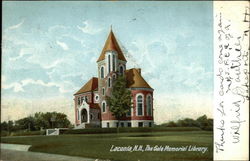 Gale Memorial Library Laconia, NH Postcard Postcard