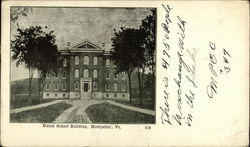 Union School Building Postcard