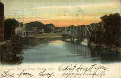 Railroad Bridge Norwich, CT Postcard Postcard