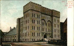 Armory M.U.M Fall River, MA Postcard Postcard