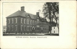 Howard School Brockton, MA Postcard Postcard