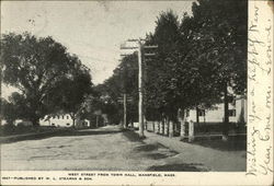 West Street from Town Hall Postcard