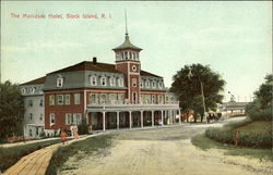 The Manisses Hotel Block Island, RI Postcard Postcard