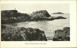 High and Pulpit Rocks Postcard