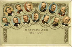 American Presidents, 1850-1904 Postcard Postcard