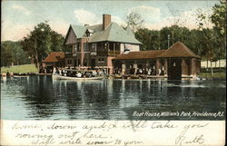 William's Park - Boat House Postcard