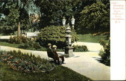 Drinking Fountain at Roger Williams Park Providence, RI Postcard Postcard