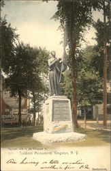 Soldiers Monument Postcard