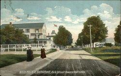 Park Street Toward Golf Links Bethlehem, NH Postcard Postcard