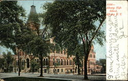 Albany High School New York Postcard Postcard