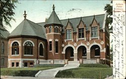 Auburn Public Library Lewiston, ME Postcard Postcard