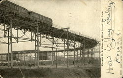 Elevated R.R. Curve at 110th Street New York, NY Postcard Postcard