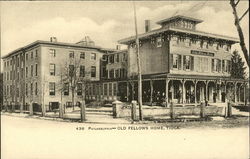 Old Fellows Home, Tioga Postcard