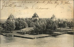 Riverside Hotel, St. Clair Flats Detroit, MI Postcard Postcard