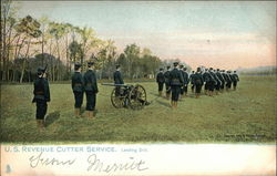 U.S. Revenue Cutter Service, Landing Drill Postcard