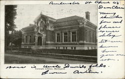 Carnegie Library Burlington, VT Postcard Postcard