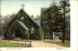 The St. Ann's Church Bayport, NY Postcard Postcard