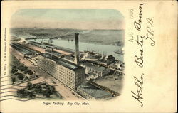 Sugar Factory Bay City, MI Postcard Postcard