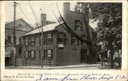 Birthplace of Lydia Maria Child, now Historical Society Postcard