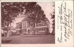 Marlboro High School Massachusetts Postcard Postcard