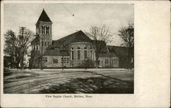 First Baptist Church Postcard