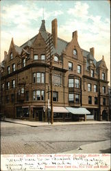 Young Men's Christian Association Building Malden, MA Postcard Postcard