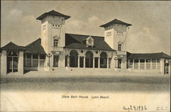 State Bath House Lynn, MA Postcard Postcard