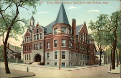 Young Men's Christian Association New Bedford, MA Postcard Postcard