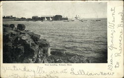 Boat Landing Postcard