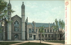 Harvard College - Gore Hall Cambridge, MA Postcard Postcard