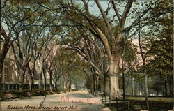 Beacon Street Mall Boston, MA Postcard Postcard