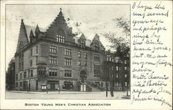 Boston Young Men's Christian Association Massachusetts Postcard Postcard