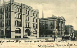 Technological College Old and New Postcard