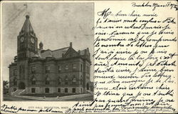 City Hall Brockton, MA Postcard Postcard