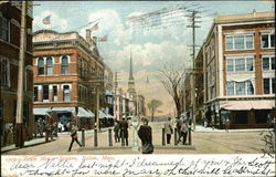 Town House Square Postcard