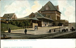 The Railway Station Springfield, MA Postcard Postcard