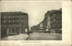 Main Street from Court Square, North Postcard