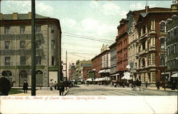 Main Street, North of Court Square Postcard