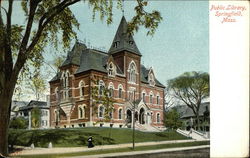 Public Library Postcard